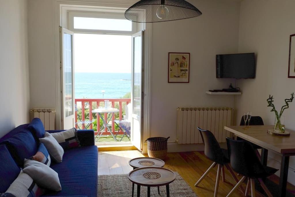 Appartement Le Sahel - Vue Imprenable Sur L'Ocean Biarritz Bagian luar foto