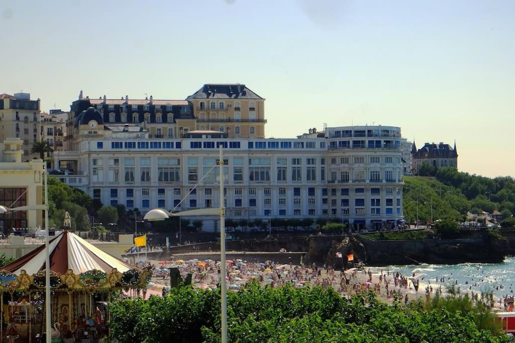 Appartement Le Sahel - Vue Imprenable Sur L'Ocean Biarritz Bagian luar foto