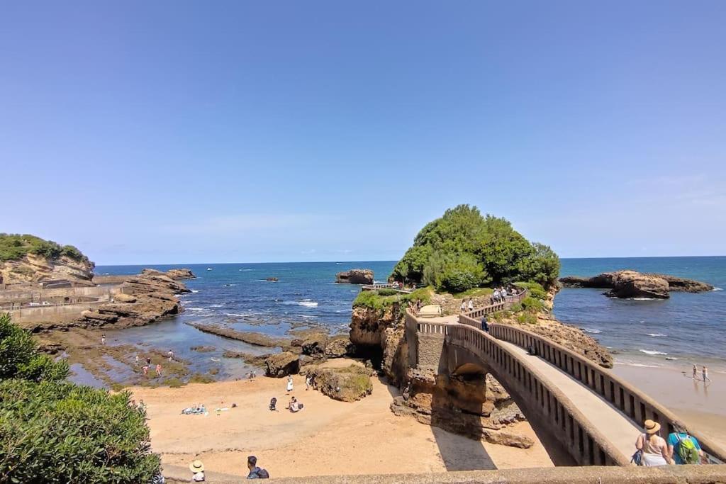 Appartement Le Sahel - Vue Imprenable Sur L'Ocean Biarritz Bagian luar foto