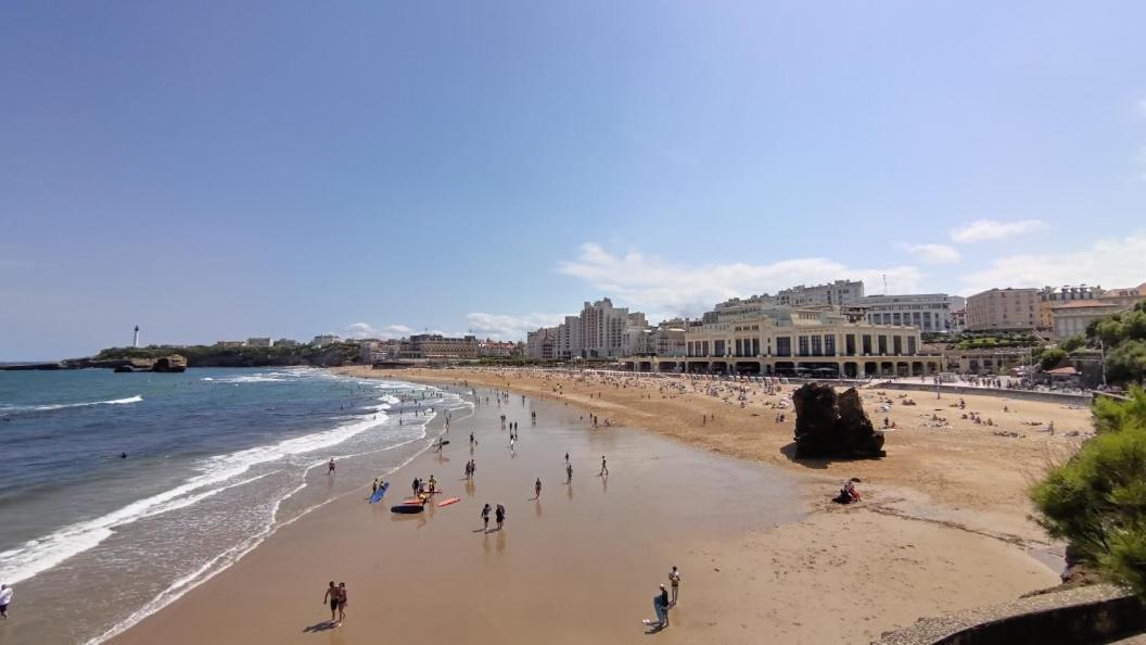 Appartement Le Sahel - Vue Imprenable Sur L'Ocean Biarritz Bagian luar foto