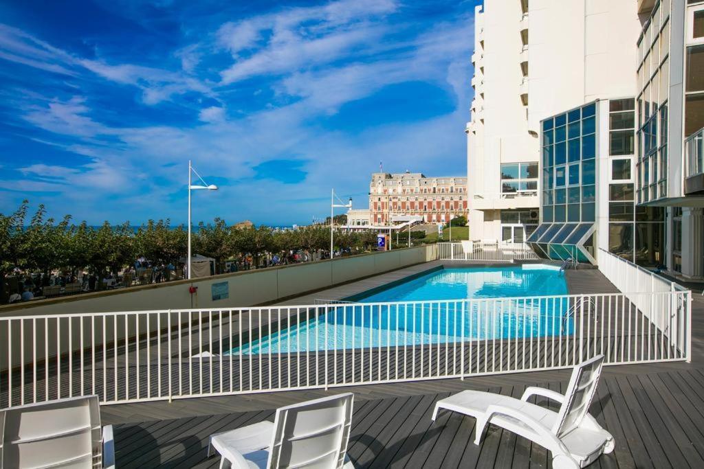 Appartement Le Sahel - Vue Imprenable Sur L'Ocean Biarritz Bagian luar foto